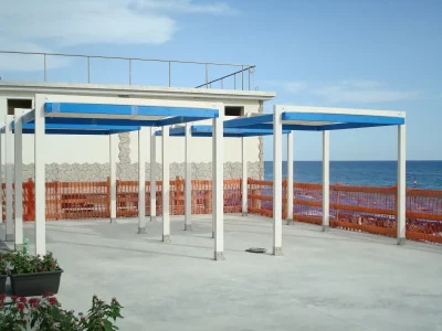 Beach gazebo